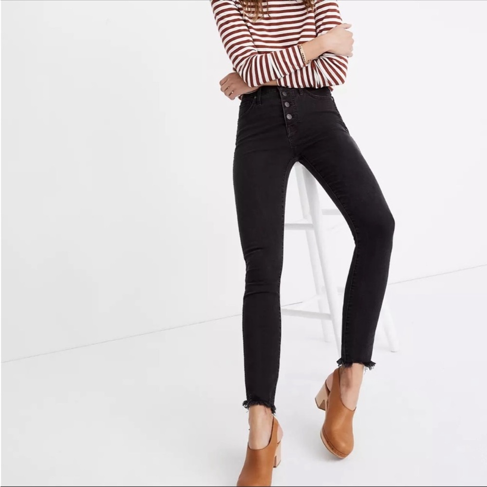 Madewell 10” high rise skinny jeans!